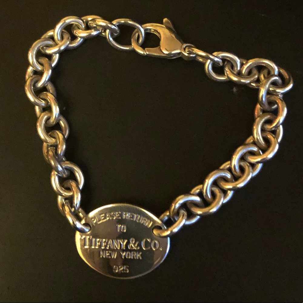 👗TIFFANY&CO 100% AUTHENTIC RTT TAG LINK STERLING SLIVER BRACKET👗